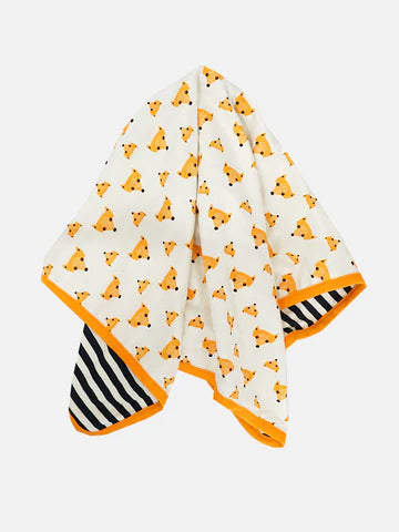 Unisex New Parents Gifts, New Baby Gift Hamper Box, Fox Themed New Baby Gifts, Corporate New Baby Gifts,Baby Rattle