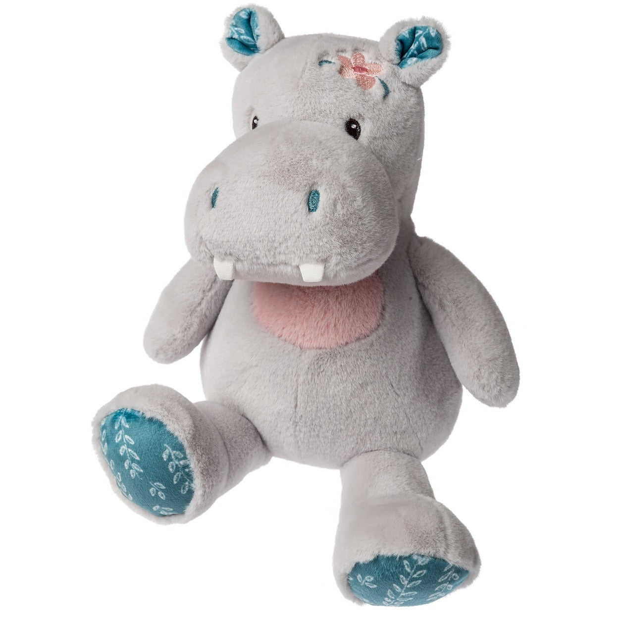 Mary Meyer Jewel Hippo Soft Baby Toy, Baby Shower Gifts, Plush Hippo Soft Toy