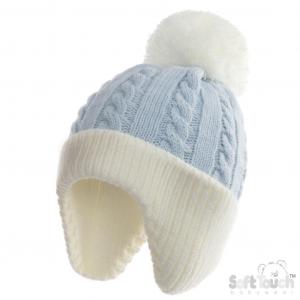 Baby Boy Hamper, Baby Teether, Muslins, Baby Pompom Hat