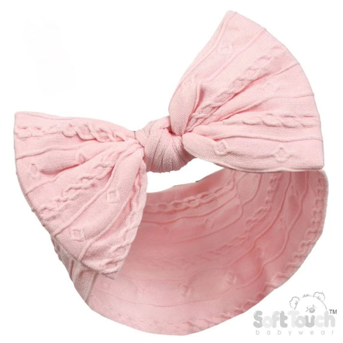 soft Touch pink baby headband