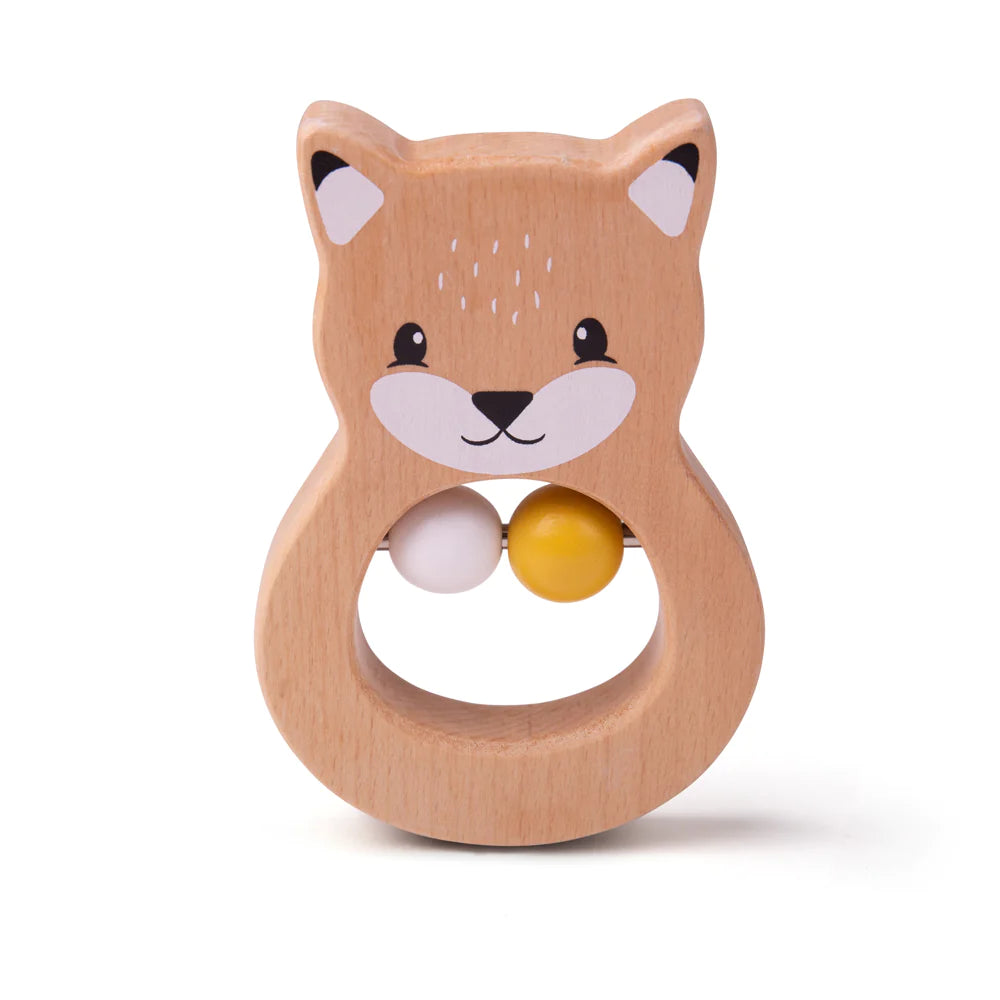 Unisex New Parents Gifts, New Baby Gift Hamper Box, Fox Themed New Baby Gifts, Corporate New Baby Gifts,Baby Rattle