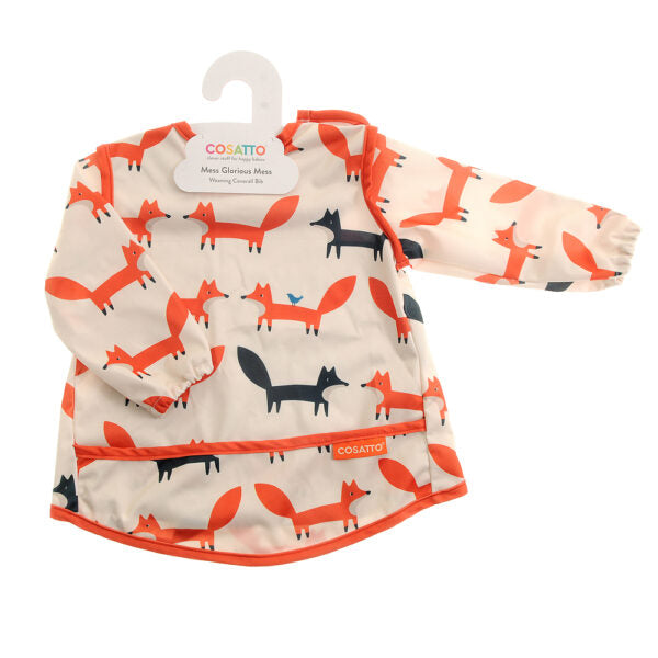 Fox Baby Bib Coverall