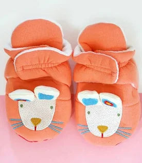 Blade and Rose Maura Mouse baby slippers.