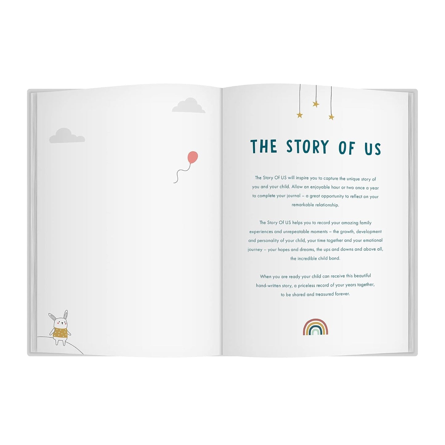The Story Of Us - A Family Journal, New Baby Gift Ideas, New Parents Gifts