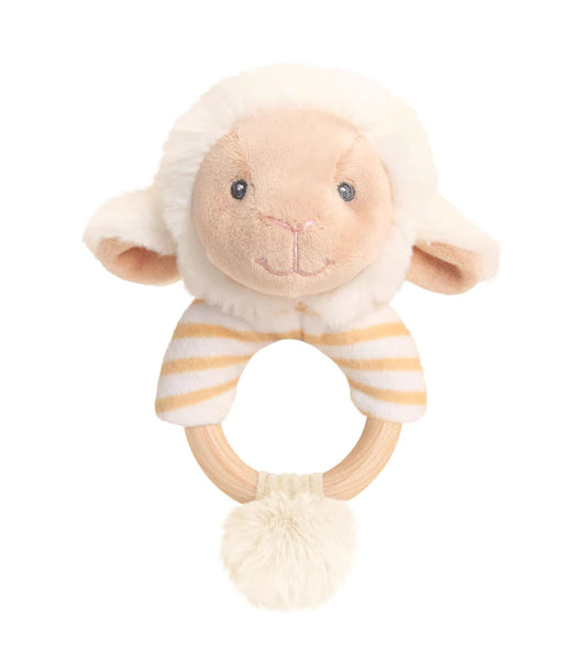Keeleco Lullaby Lamb Baby Rattle Toy, Baby Shower Gifts.