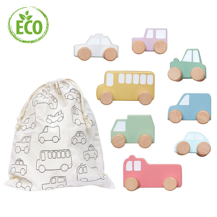 1st Birthday Gifts, Sibling Gifts,  My First Cars, Wooden Baby Toys