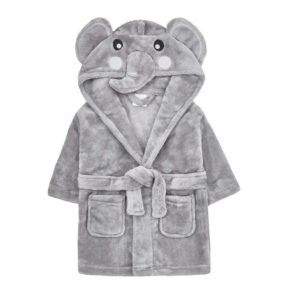 Elephant Face New Baby Dressing Gown, Baby Shower Gifts, In the Box Baby Hampers