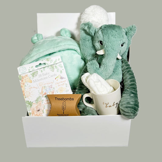 Baby Shower Gifts, Elephant Soft Baby Toy, Baby Dressing Gown, New Mummy Gifts.