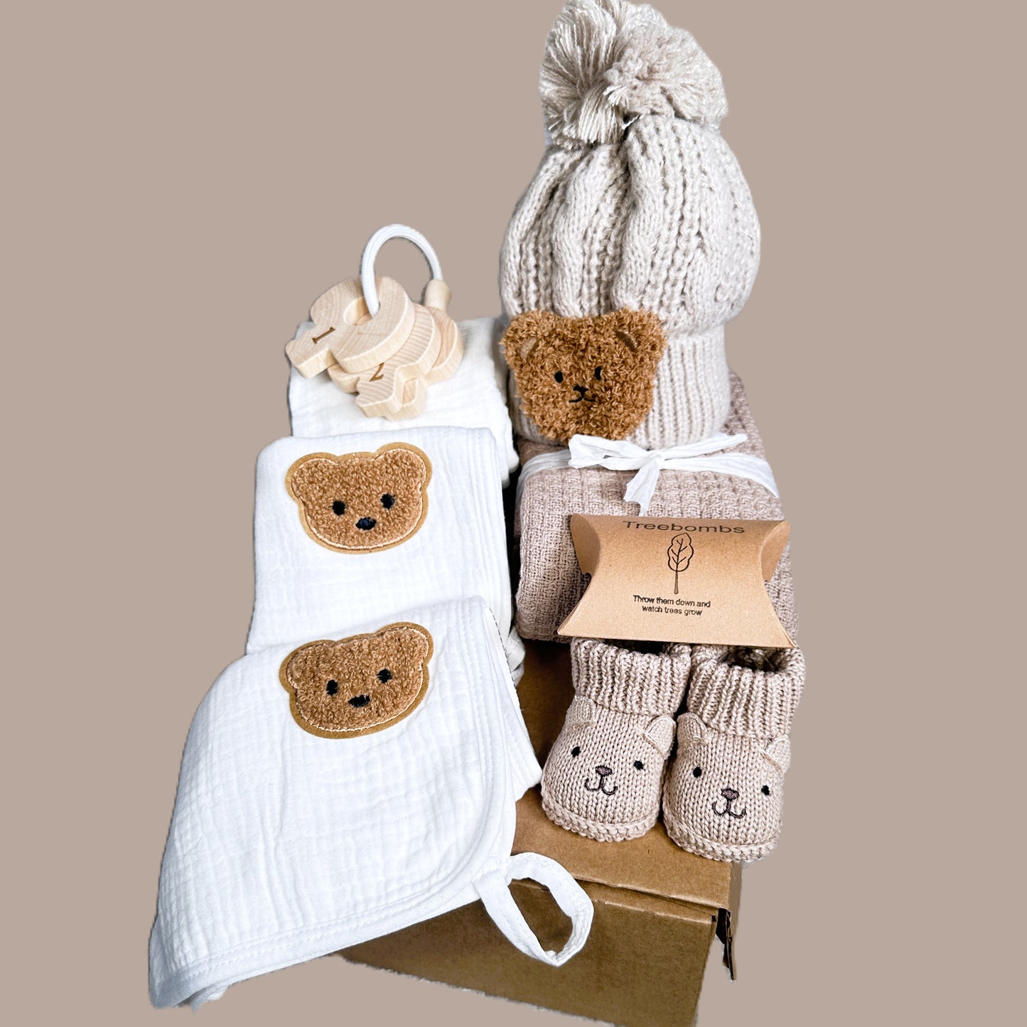 Bare Necessities neutral baby hamper