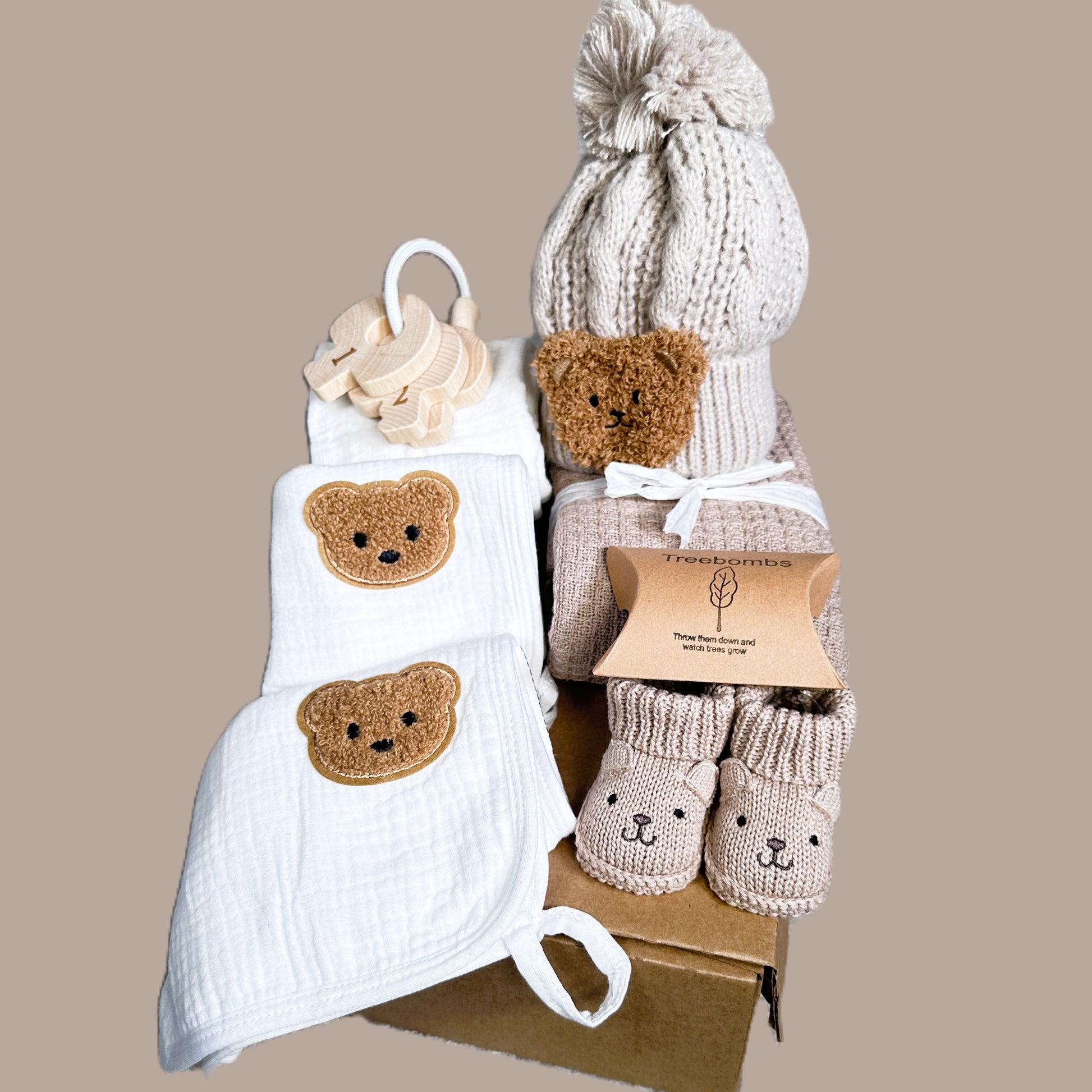 Bare Necessities neutral baby hamper