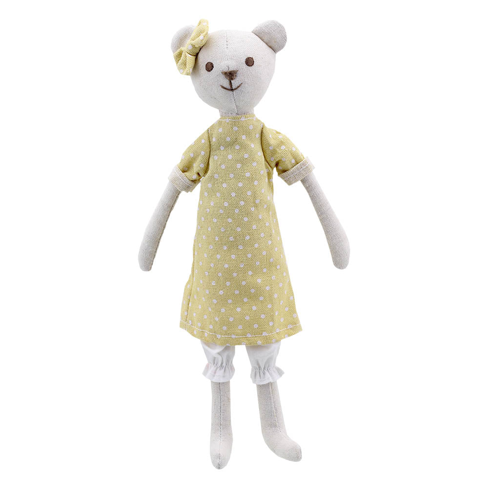 27cms bear girl baby toy
