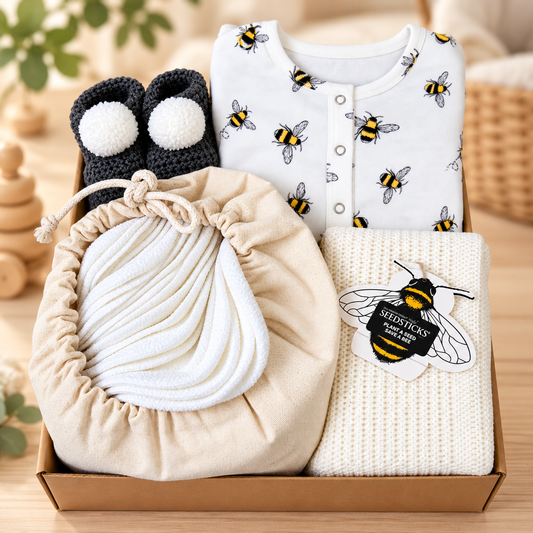 Baby Shower Gifts, Unisex New Parents Hamper, Baby Blanket