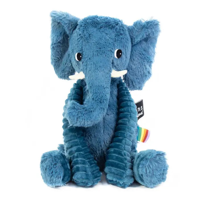 Blue elephant baby soft toy