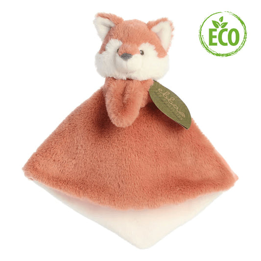 Ebba Fox baby comforter made from recycled plastics.