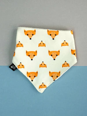 Fox Organic Cotton Baby Sleepsuit With Matching Dribble Bib