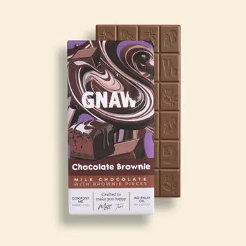 Gnaw chocolate brownie chocolate bar