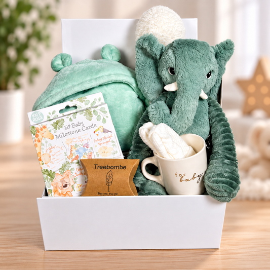 Baby Shower Gifts - Unisex, Elephant Soft Baby Toy, New Mummy Gifts.