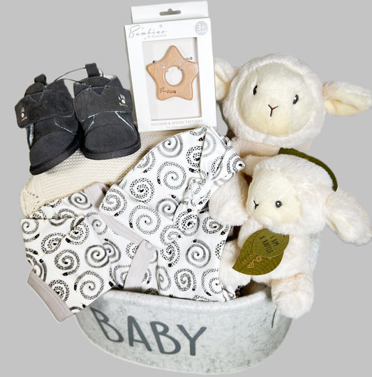 Neutral New Baby Gifts - Beautiful Baby, Cotton Baby Blankets, Organic Cotton Baby Clothing, Baby Shoes