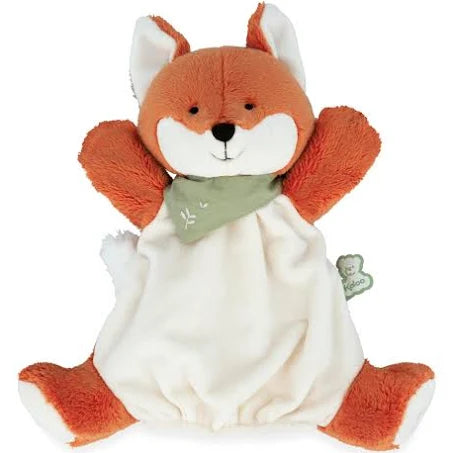 Kaloo fox baby comforter and hand puppet.