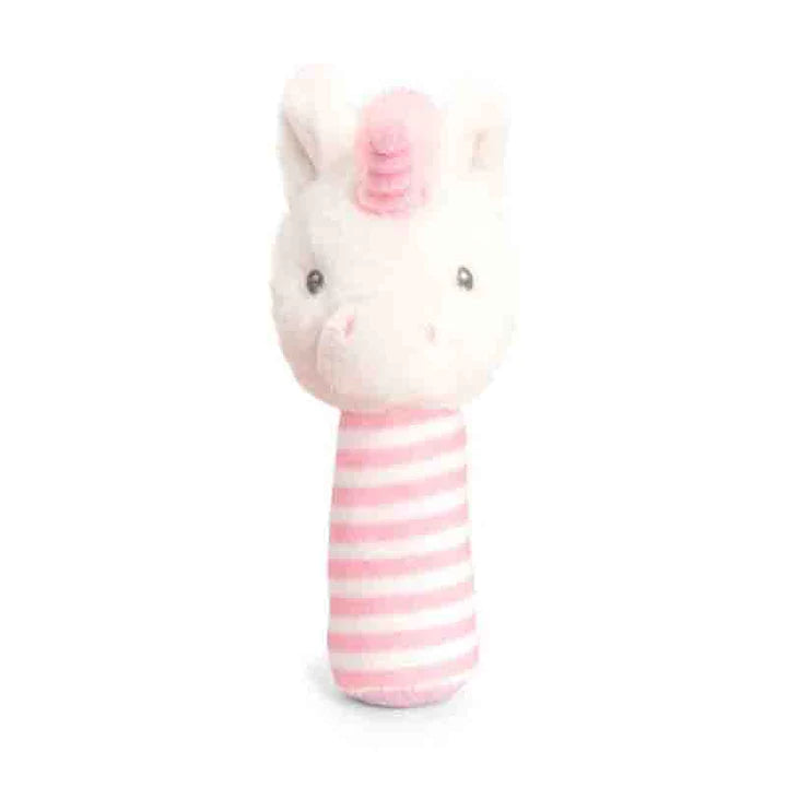 Keeleco unicorn stick baby rattle.