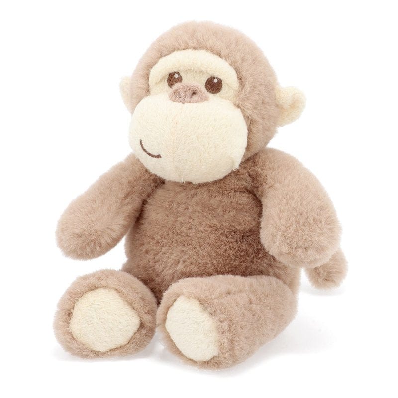 Keeleco Marcel plush monkey toy on a white background 