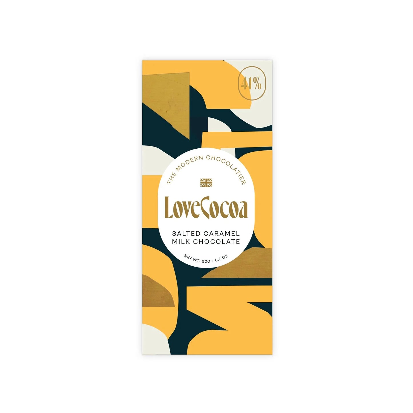 Love Cocoa salted caramel chocolate bar