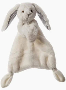 Mary Meyer white bunny lovey soft baby toy