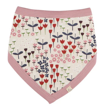 Meadow print baby dribble bib