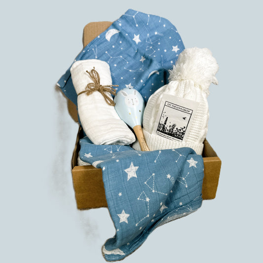 New Baby Gifts - Baby Shower Gifts - Baby Boy Muslin
