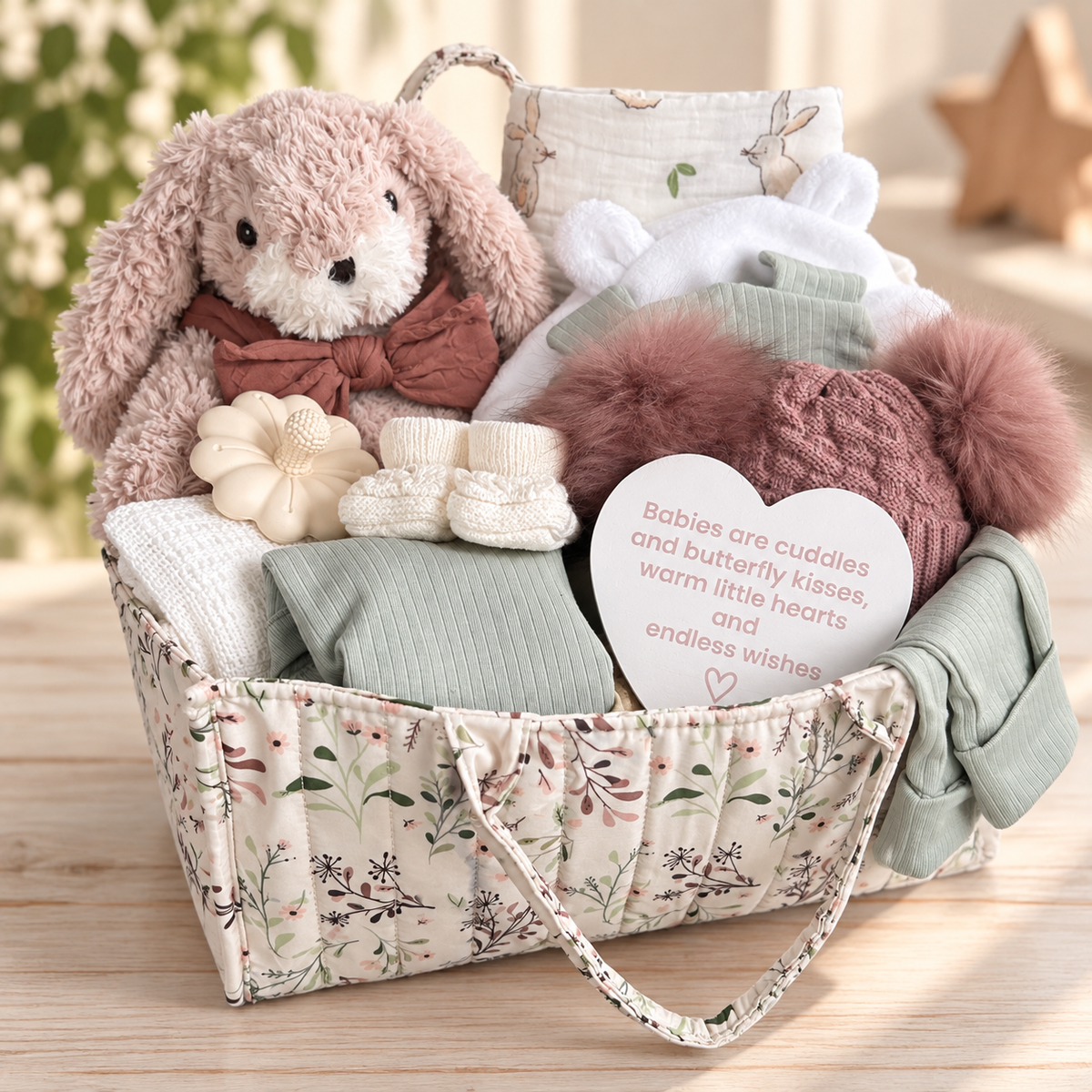 New Baby Gifts For Girls, Bunny Soft Baby Toy, Baby Robe