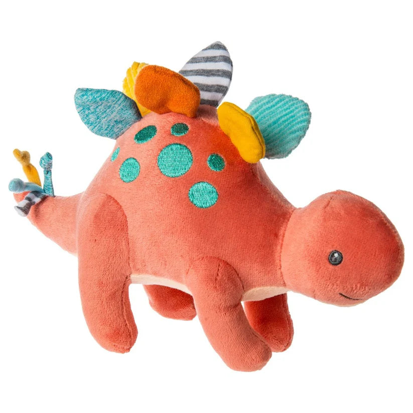 Mary Meyer Pebblesaurus dinosaur soft baby toy.
