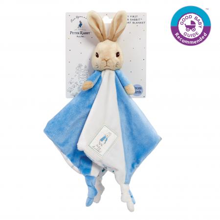 Peter Rabbit Comforter blanket in blue and cream