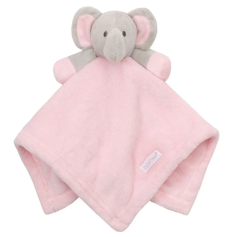Pink elephant baby comforter