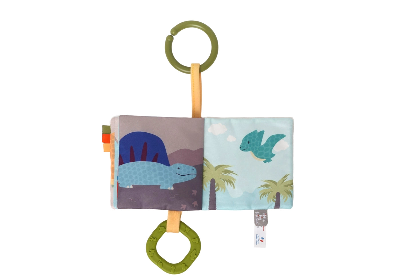 soft sensory baby book dinosaur pictures