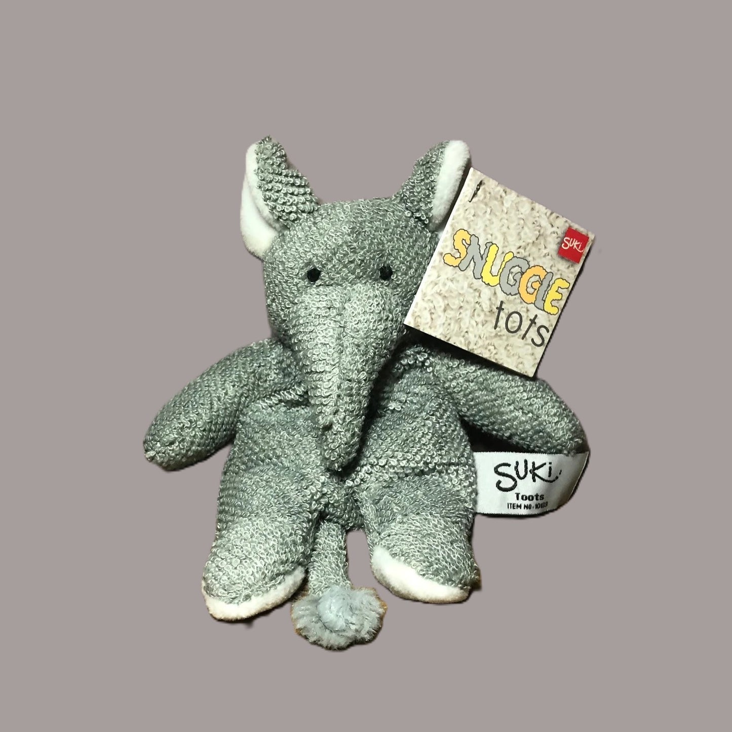 Snuggle Tots, Small Beanie Elephant  "TOOTS"