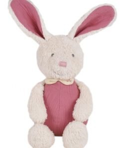 Tikiri Blossom Bunny Organic Cotton Soft Toy, Baby Soft Toys, Sibling Gifts for Big Sisters