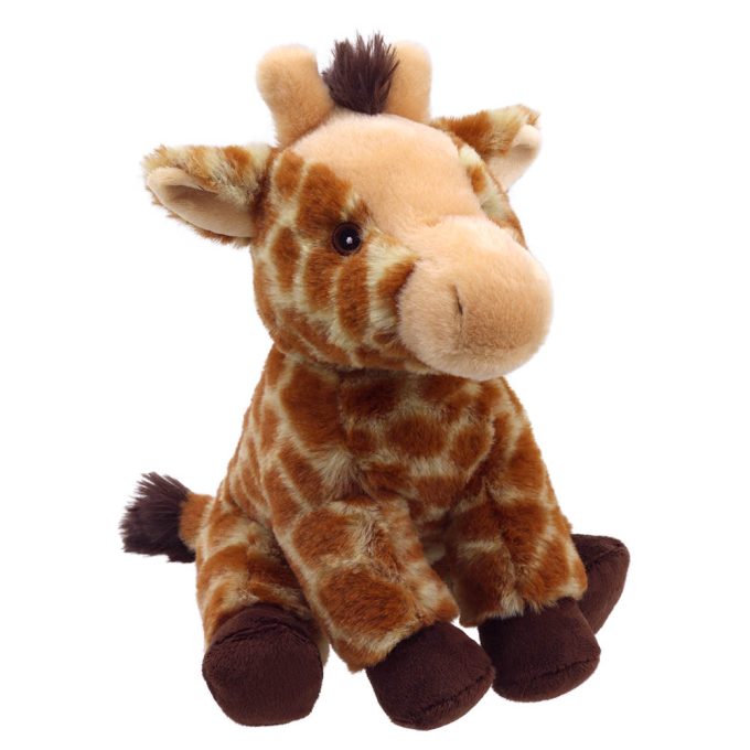 Wilberry eco cuddlies giraffe soft baby toy