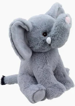 Wilberry eco Cuddlies Ela elephant soft baby toy.