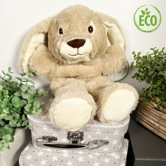 This hand puppet toy is made from recycled plastics.