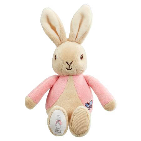 Flopsy Bunny baby rattle - full of beans