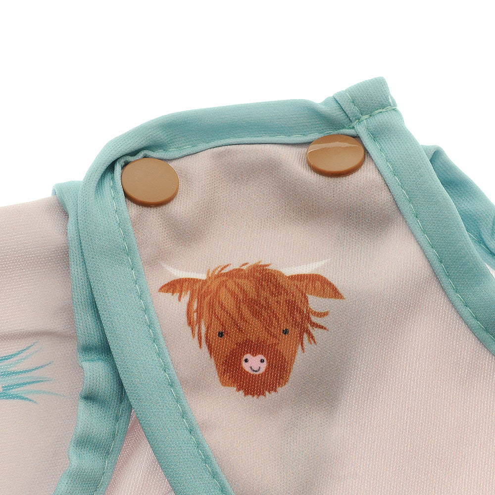 Unisex New Baby Gift Hamper- Holy Highland Cow, Baby Weaning Sets, Maternity Leave Presents, Corporate New Baby Gifts.