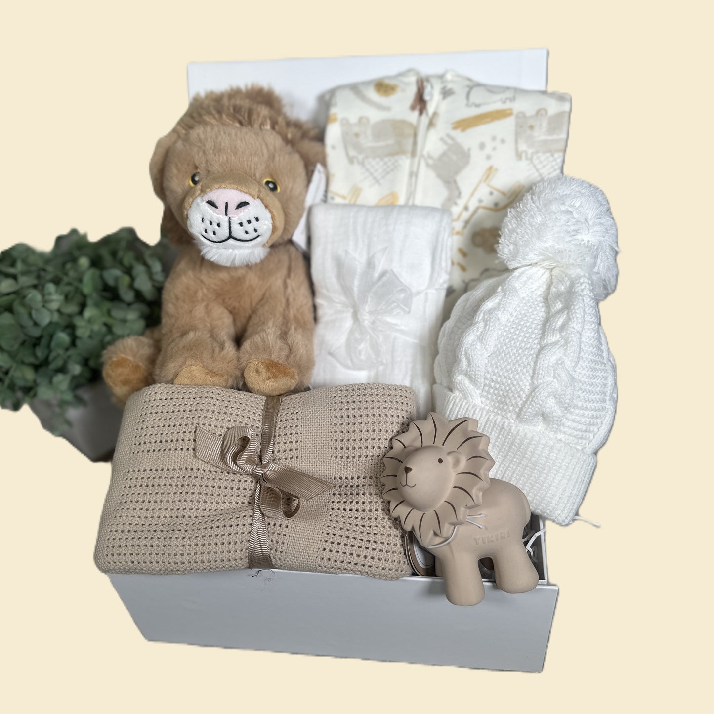 New Baby Gifts - Neutral - Little Lion's Welcome ,Tikiri  Lion Baby Teether