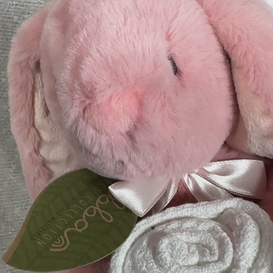 video baby girl hamper basket