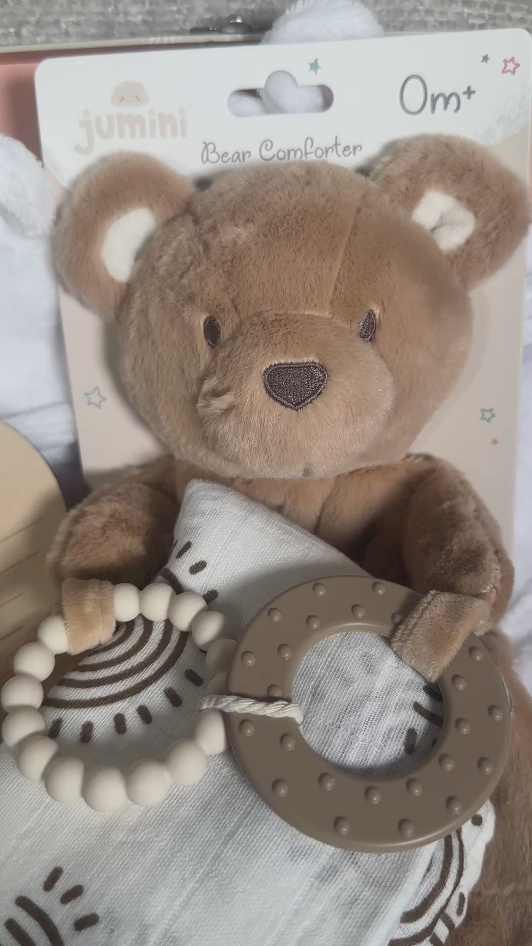 Video of bear new baby gift