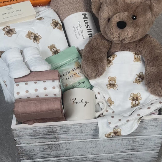 Video of Bear Hugs baby hamper