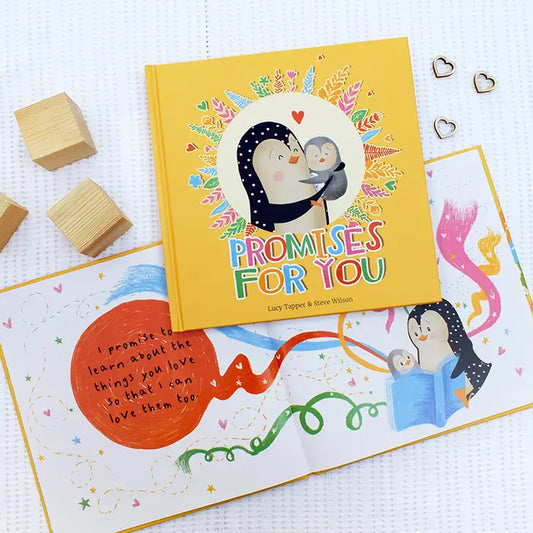 A beautifully illustrated baby reading book talking about how many things the parent will do for the child as they grow.