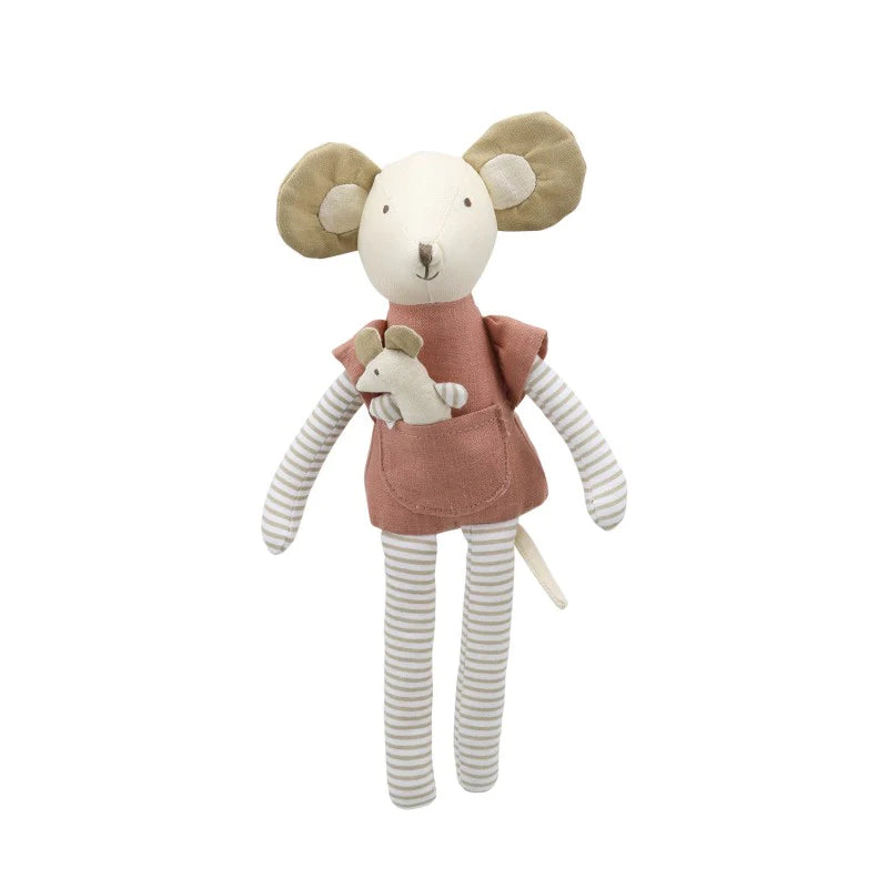 Wilberry's families mouse soft baby toy