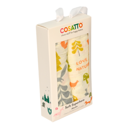 Cosatto Nature Trail Muslins - pack of 2