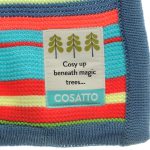 striped cotton baby blanket