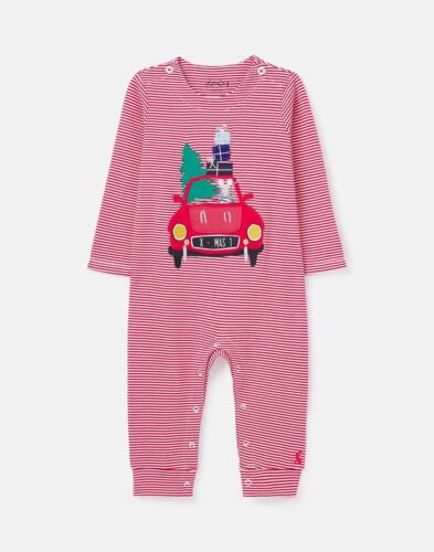 Joules Christmas Sleepsuit 3-6 Months